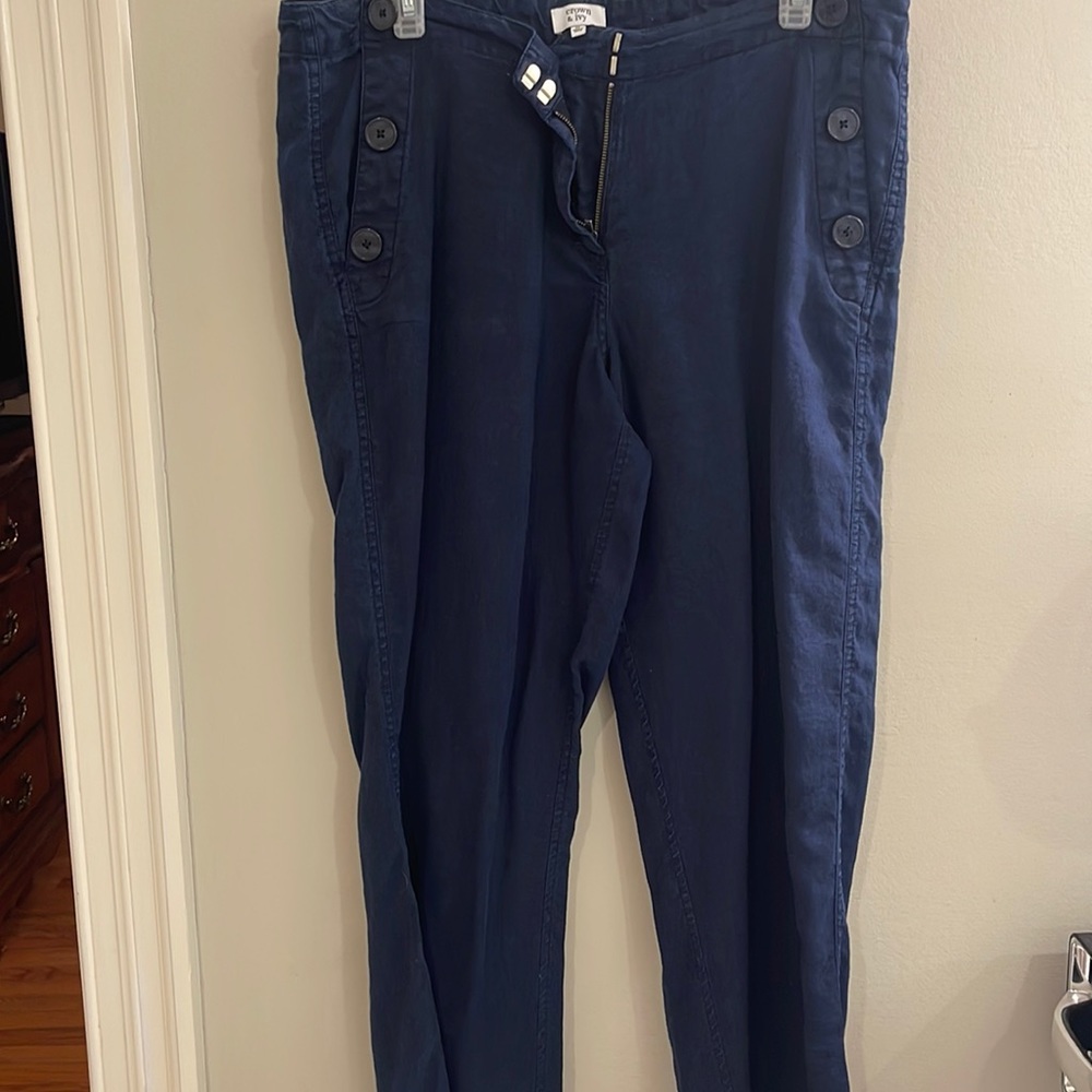 Crown and Ivy navy dress pants